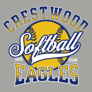 Crestwood Eagles Softball Design 2 on a Sport-Tek. ® - Youth PosiCharge ® Competitor Tee Design
