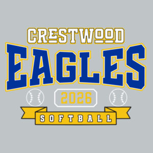 Crestwood Eagles Softball Design 3 - V.I.T. Fleece Crew Design
