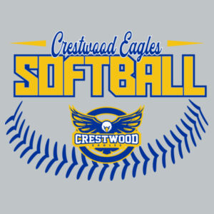 Crestwood Eagles Softball Design 4 - Youth V.I.T. Fleece Crew Design