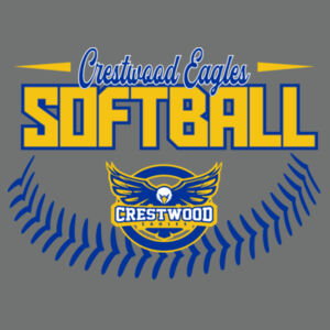 Crestwood Eagles Softball Design 4 - Youth Perfect Tri ® Tee Design