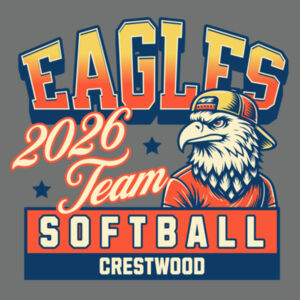 Crestwood Eagles Softball Design 5 - Youth Perfect Tri ® Tee Design