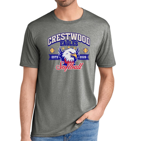 Crestwood Eagles Softball Design 1 on a District ® - Perfect Tri ® Tee Thumbnail