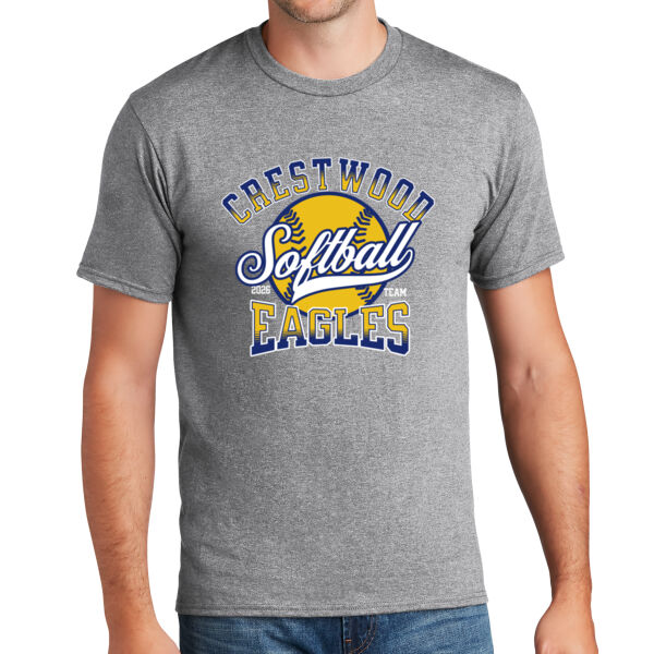 Crestwood Eagles Softball Design 2 on a Port & Co ® - Fan Favorite Tee Thumbnail