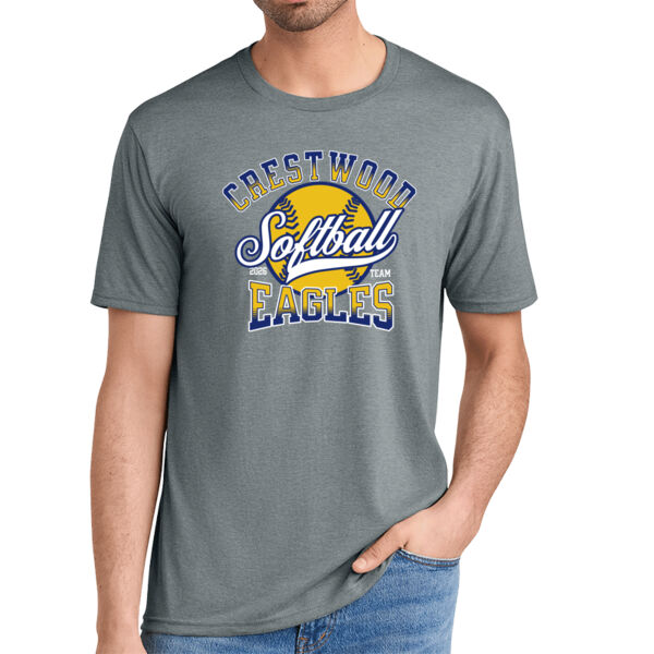Crestwood Eagles Softball Design 2 on a District ® - Perfect Tri ® Tee Thumbnail