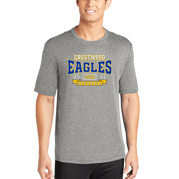Crestwood Eagles Softball Design 3 - PosiCharge ® Competitor Tee Thumbnail