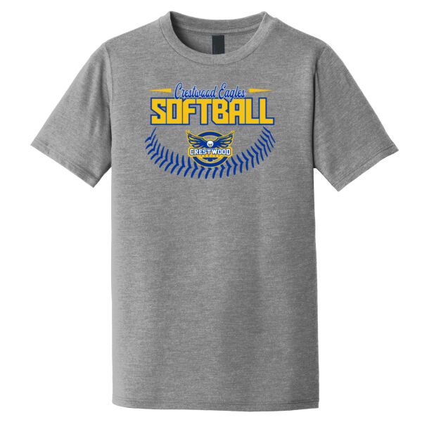 Crestwood Eagles Softball Design 4 - Youth Perfect Tri ® Tee Thumbnail