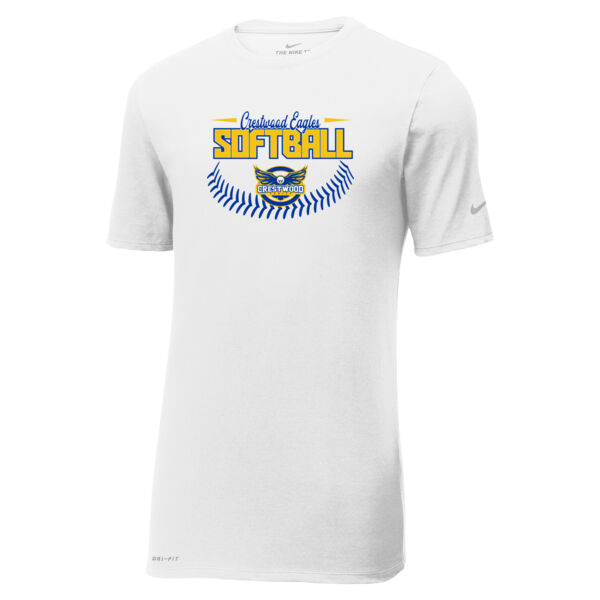 Crestwood Eagles Softball Design 4 - Dri FIT Cotton/Poly Tee Thumbnail
