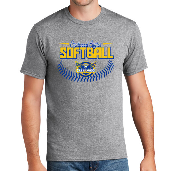 Crestwood Eagles Softball Design 4 - Fan Favorite Tee Thumbnail