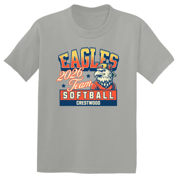 Crestwood Eagles Softball Design 5 - Youth PosiCharge ® Competitor Tee Thumbnail