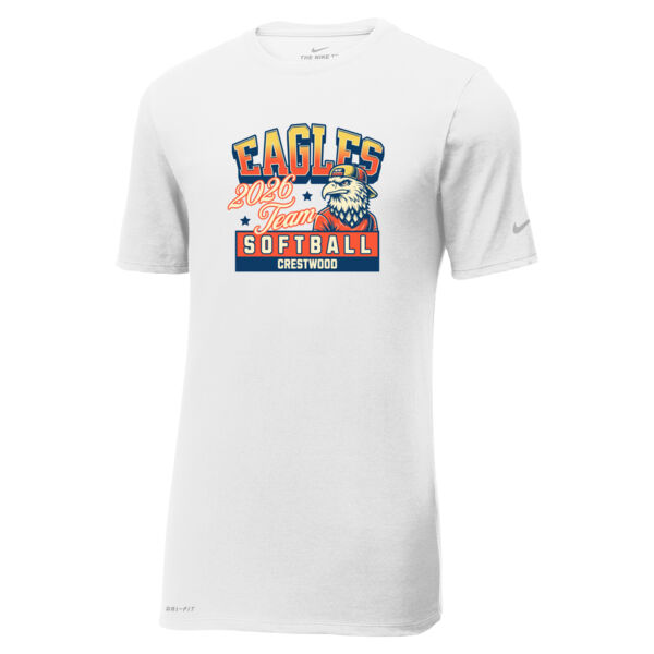 Crestwood Eagles Softball Design 5 - Dri FIT Cotton/Poly Tee Thumbnail
