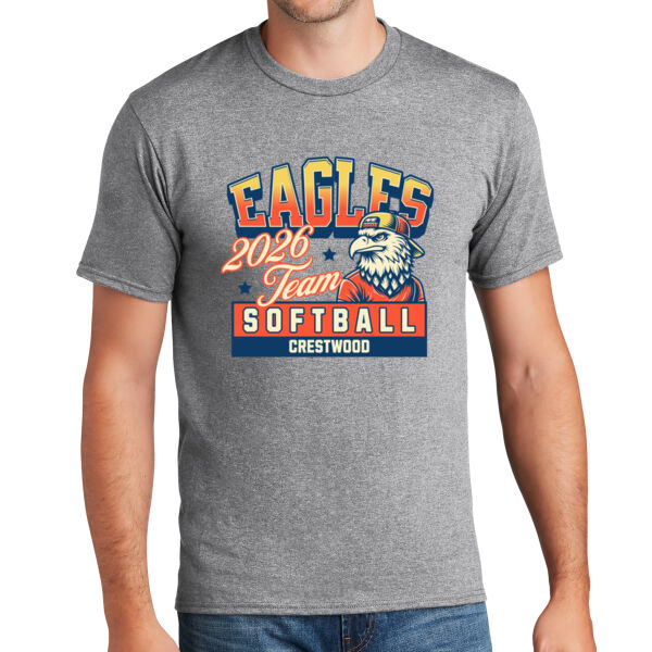 Crestwood Eagles Softball Design 5 - Fan Favorite Tee Thumbnail