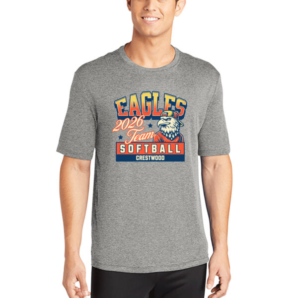 Crestwood Eagles Softball Design 5 - PosiCharge ® Competitor Tee Thumbnail