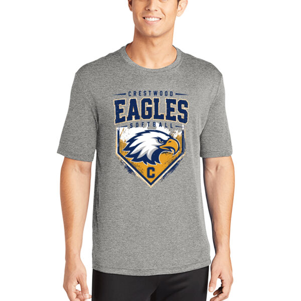 Crestwood Eagles Softball Design 6 on a - PosiCharge ® Competitor Tee Thumbnail